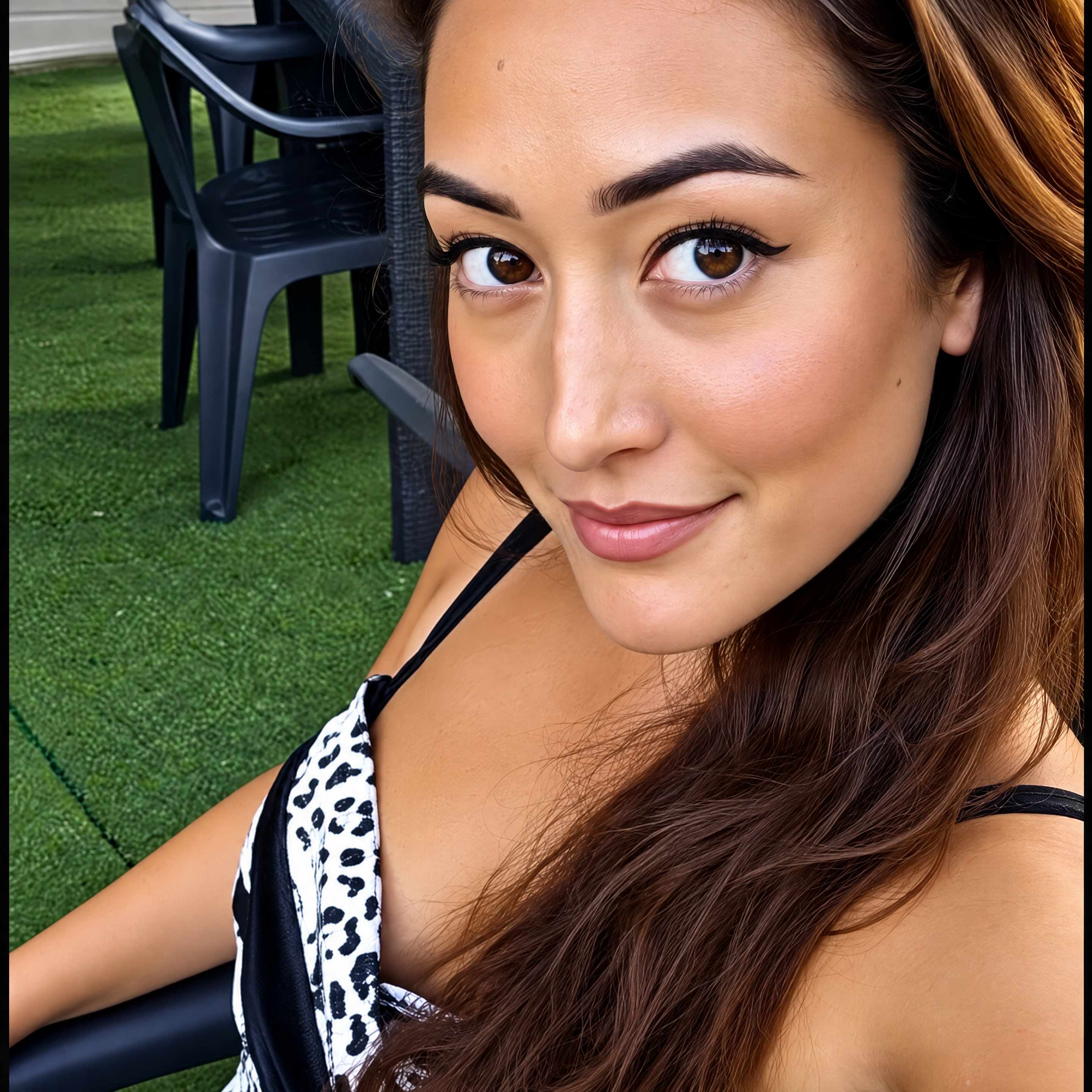 The Fit Indo smiling outdoors